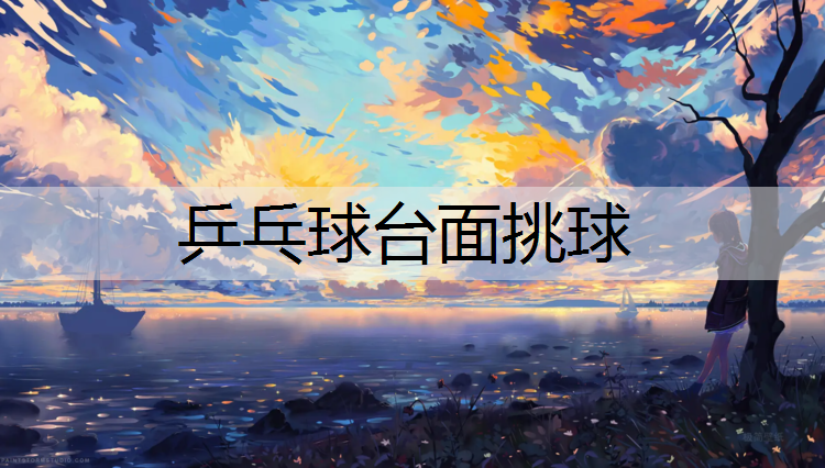 乒乓球台面挑球