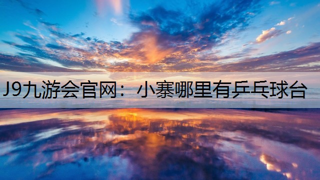 小寨哪里有乒乓球台