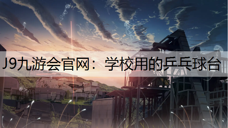 学校用的乒乓球台